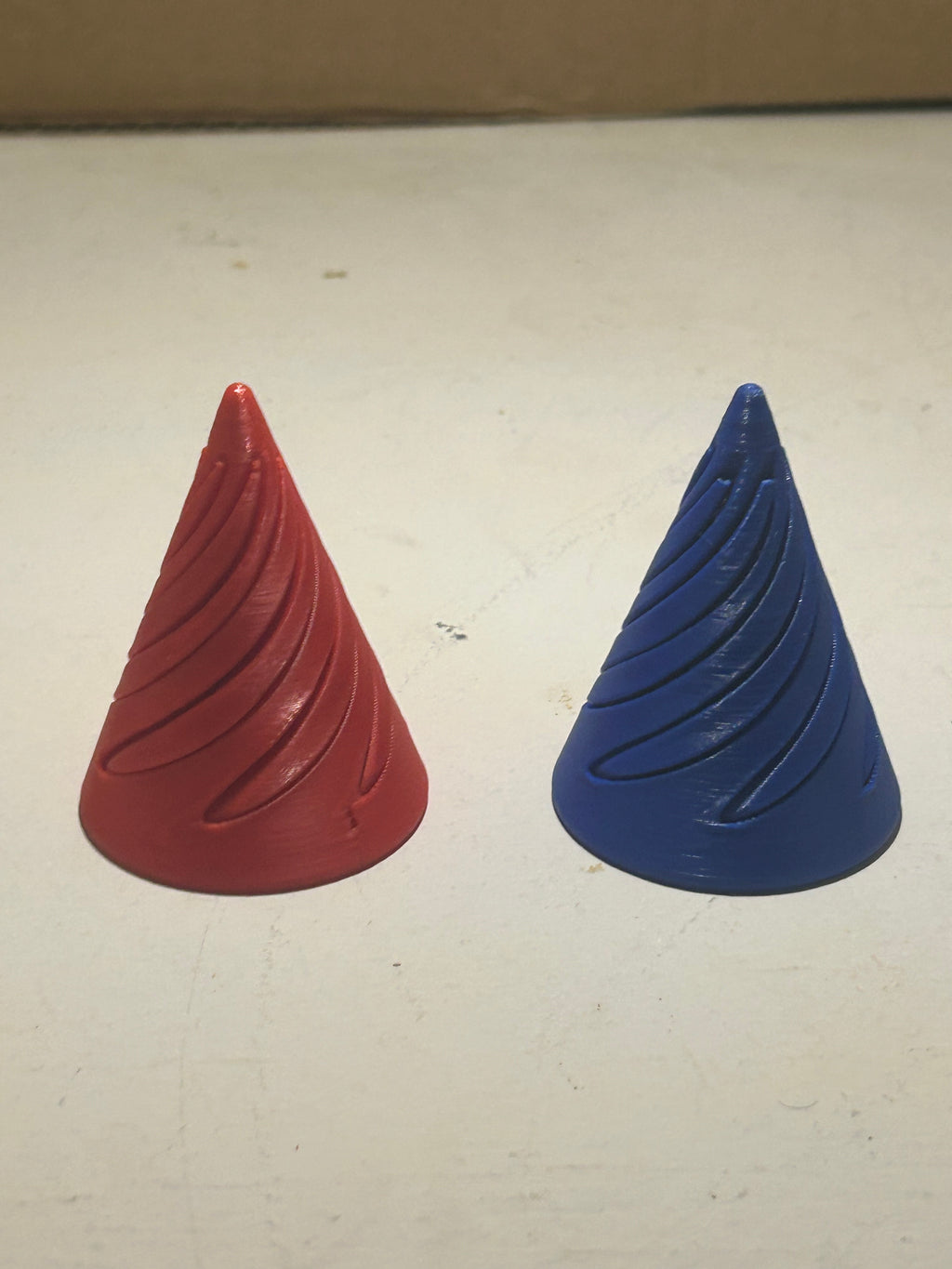 3d printed spiral cone fidgets