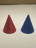 3d printed spiral cone fidgets